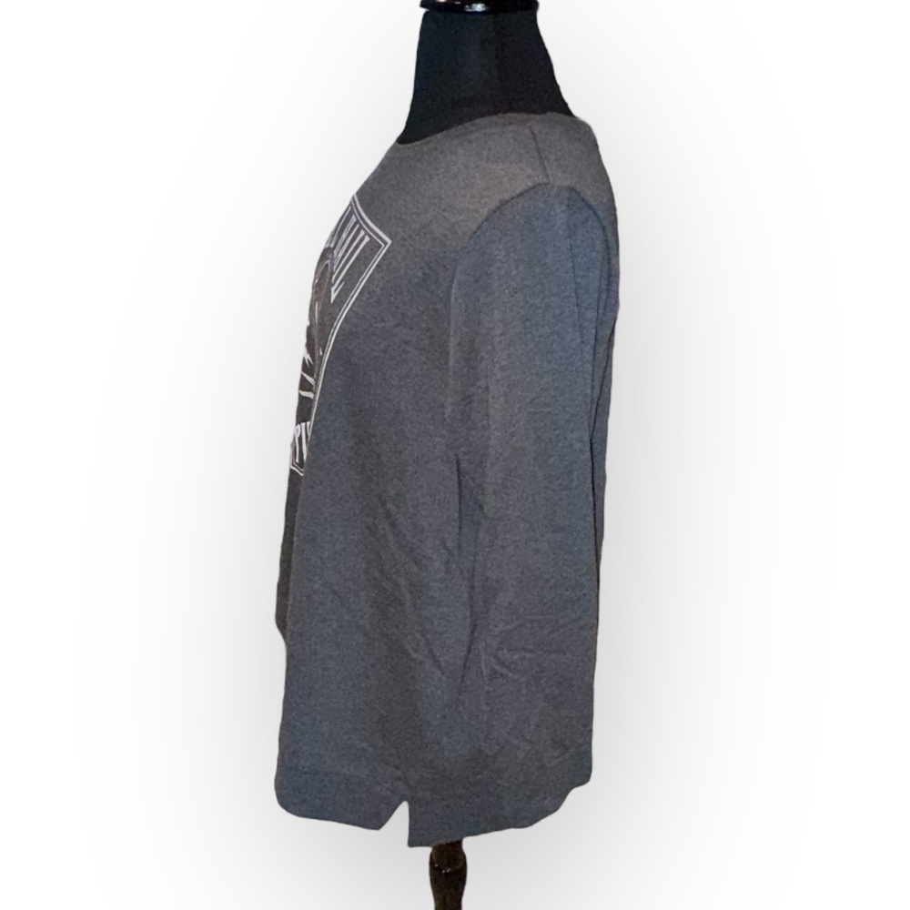 NWT LANE BRYANT X DISNEY All Hail The Pumpkin King Graphic Sweatshirt 18/20 Grey - Picture 3 of 14